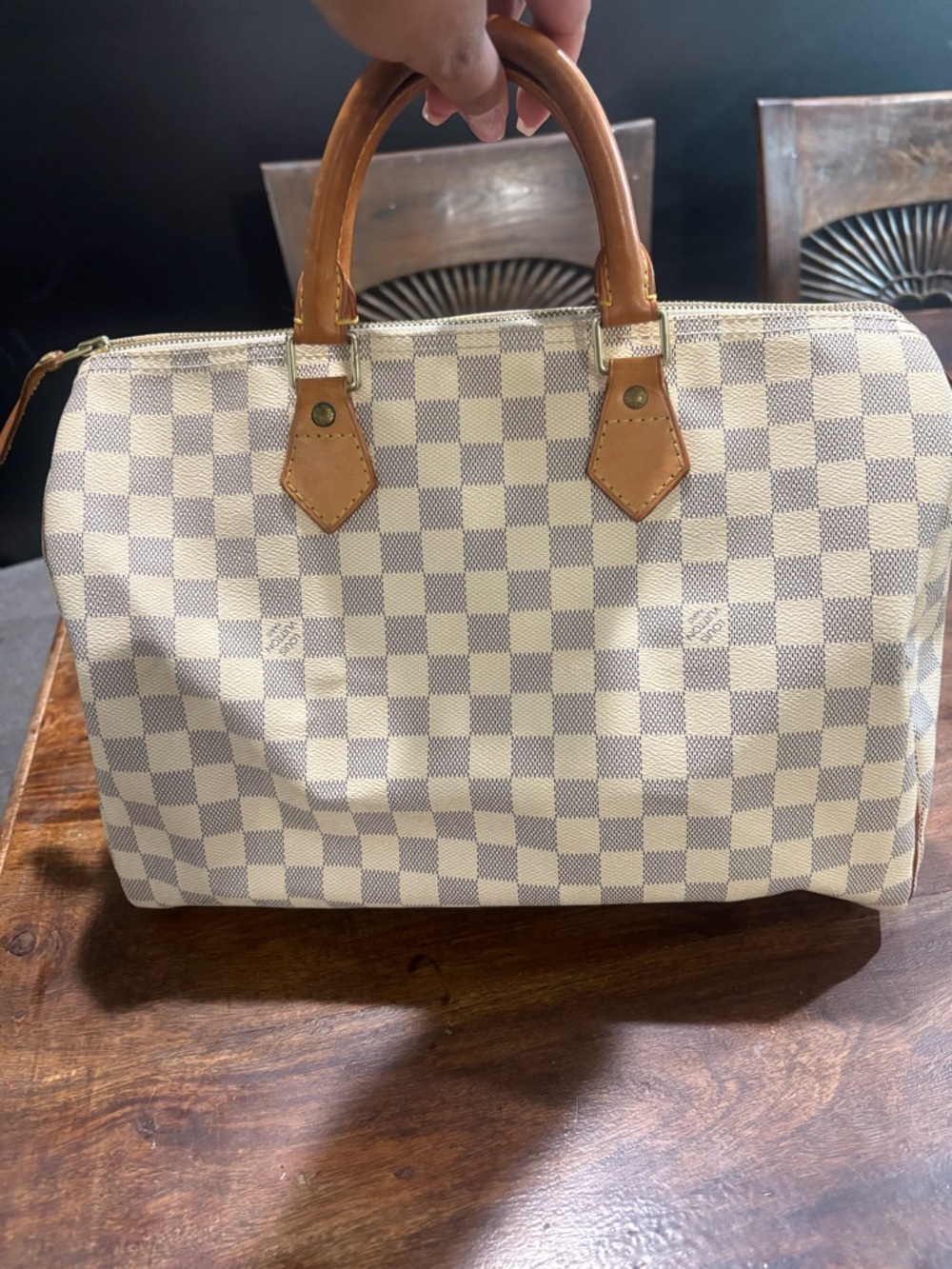 Louis Vuitton speedy 30 Damier azur - Picture 3 of 9